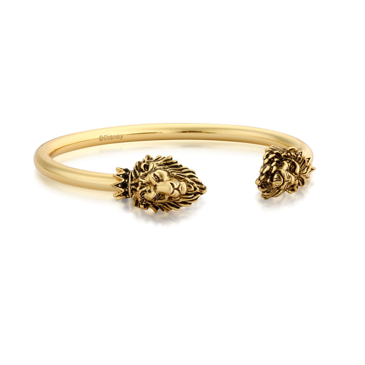 Couture Kingdom - Disney - The Lion King Simba Vs Scar Bangle Yellow Gold