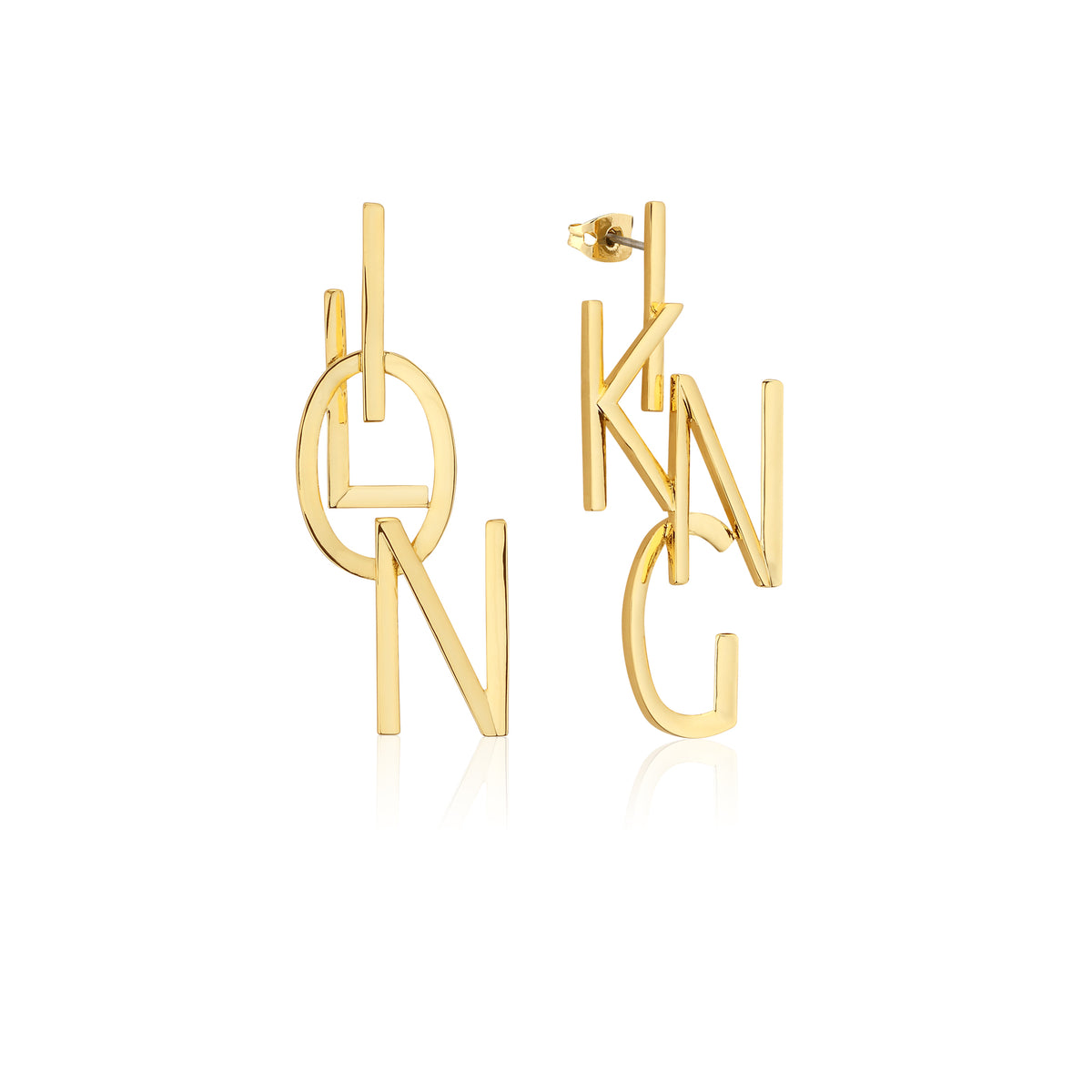 Couture Kingdom - Disney - The Lion King Earrings Yellow Gold