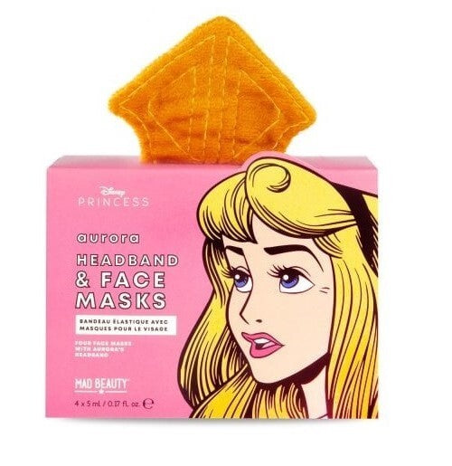 Mad Beauty Disney POP Princess Face Mask & Headband - Aurora