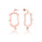 Disney Couture Kingdom - Aladdin - Genie Outline Earrings Rose Gold