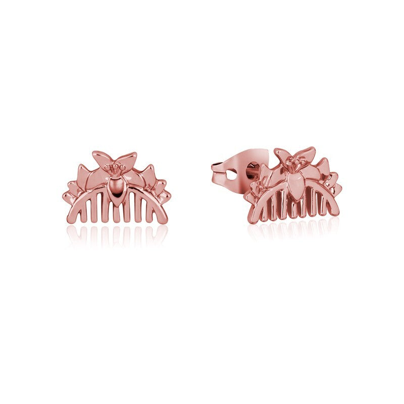 Couture Kingdom - Disney - Mulan Comb Stud Earrings Rose Gold