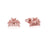 Couture Kingdom - Disney - Mulan Comb Stud Earrings Rose Gold