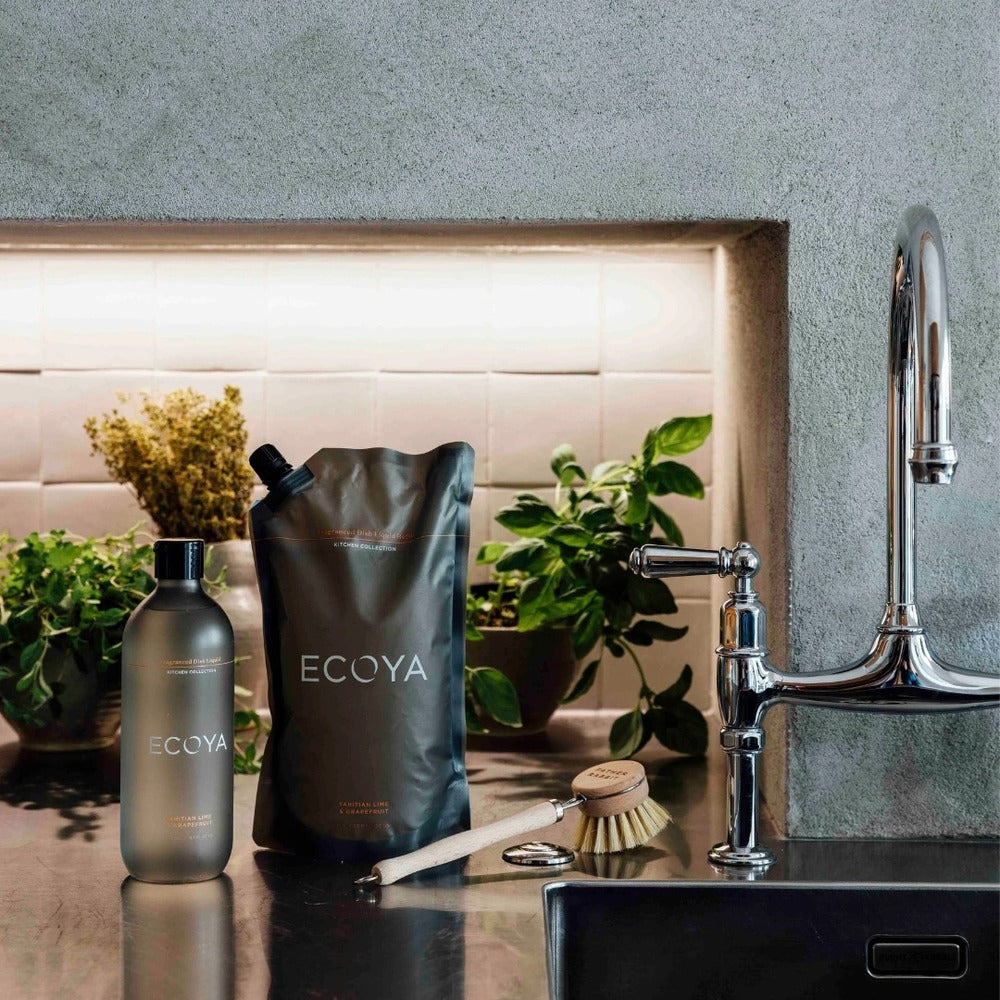 Ecoya Kitchen Dish Liquid Refill - Tahitian Lime & Grapefruit
