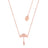 Couture Kingdom - Disney - Mary Poppins Umbrella Necklace Rose Gold