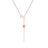 Disney Couture Kingdom - Aladdin - Jafar Snake Staff Necklace Rose Gold