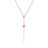 Disney Couture Kingdom - Aladdin - Jafar Snake Staff Necklace Rose Gold
