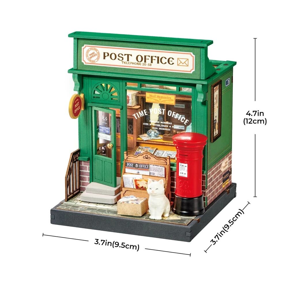 Rolife Wooden Model - DIY Miniature House Century Post Office
