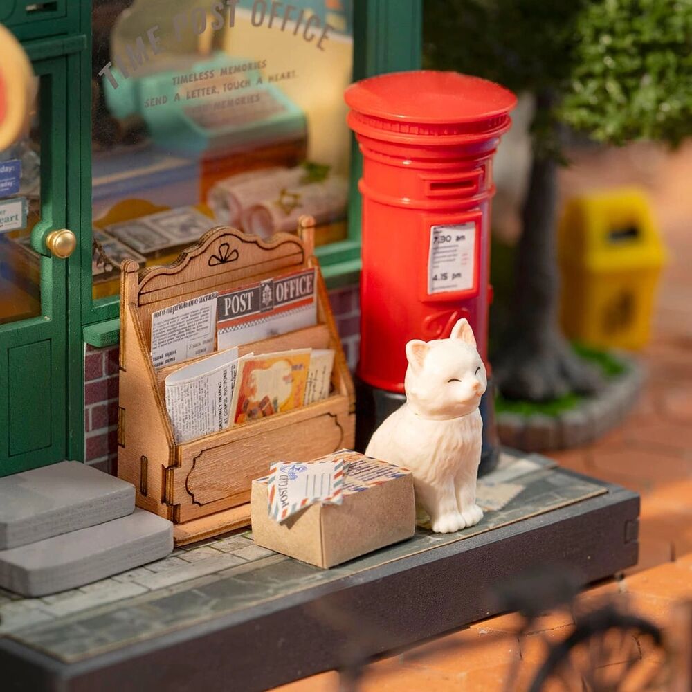 Rolife Wooden Model - DIY Miniature House Century Post Office