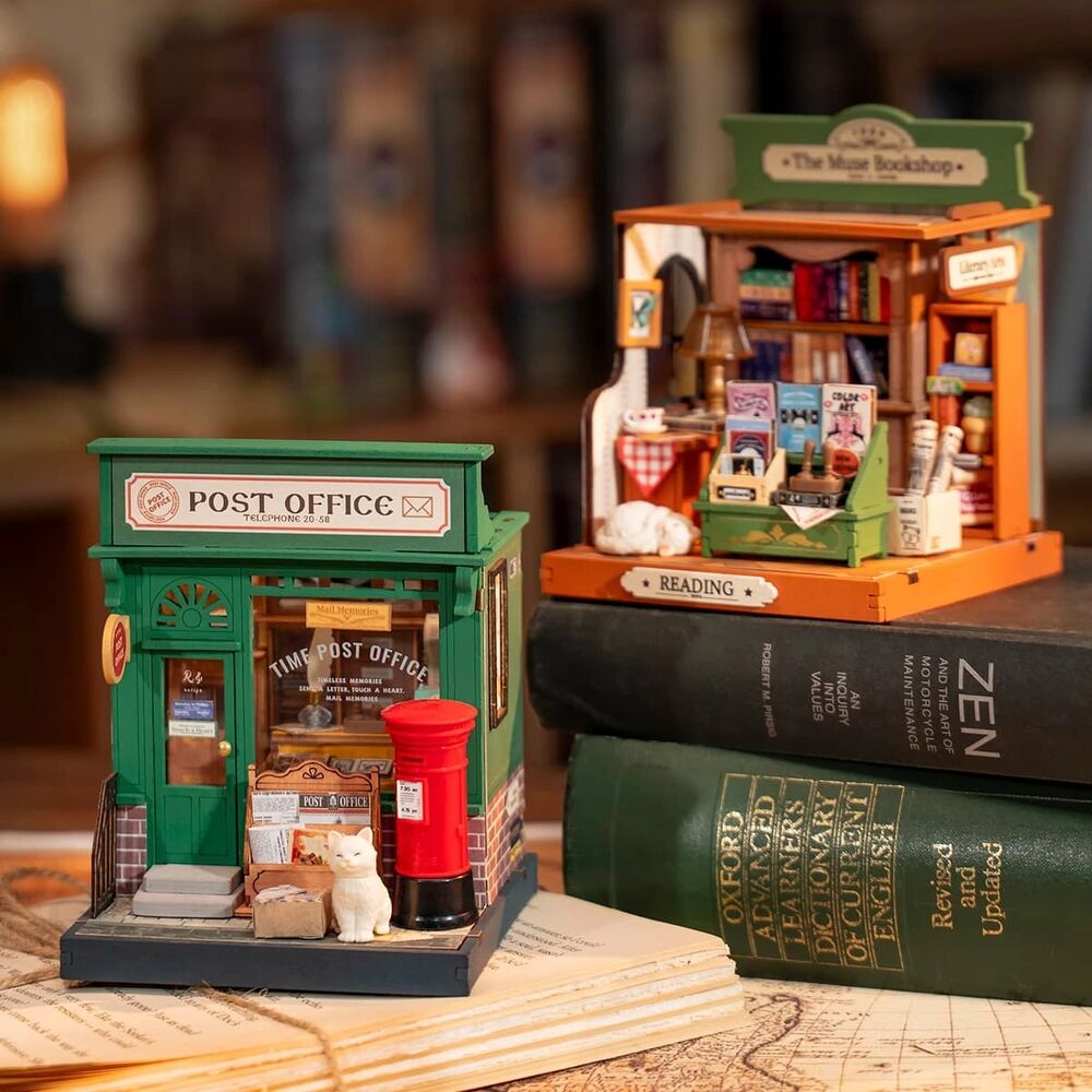 Rolife Wooden Model - DIY Miniature House Century Post Office