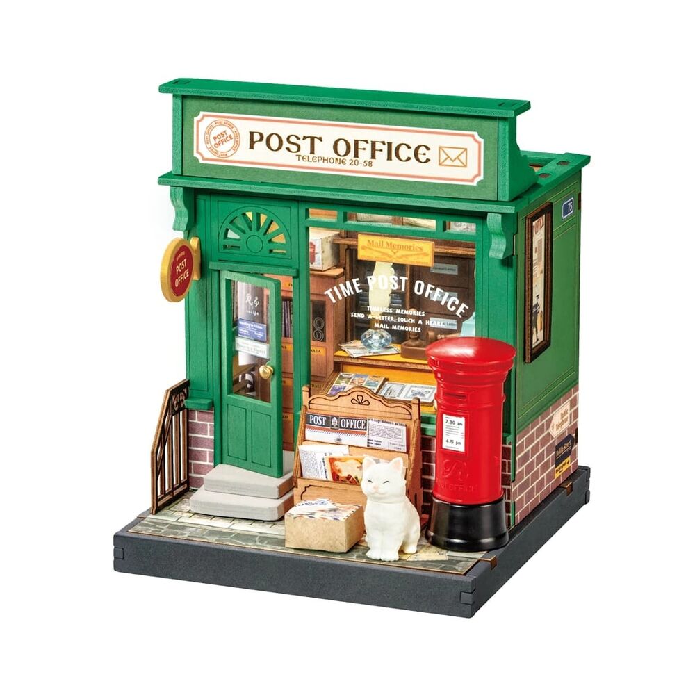 Rolife Wooden Model - DIY Miniature House Century Post Office