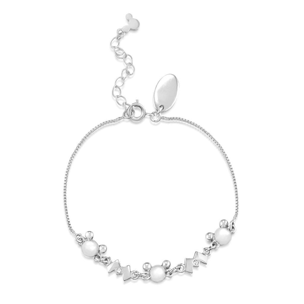 Couture Kingdom - Disney - Minnie Mouse Mouse Bracelet White Gold