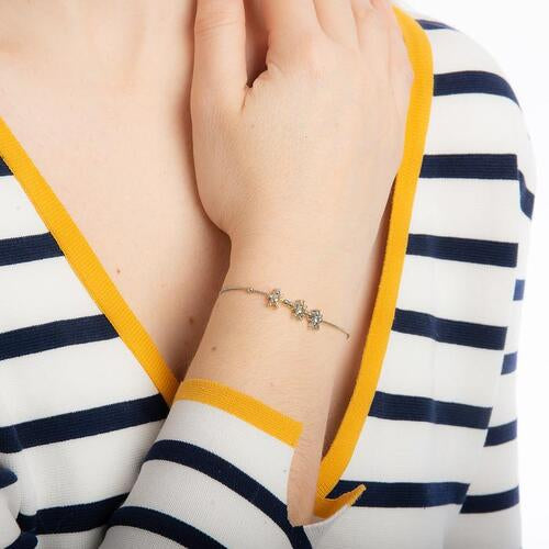 Couture Kingdom - Disney - Winnie the Pooh Charm Bracelet White Gold