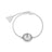 Couture Kingdom - Disney - Cinderella Midnight Dreaming Medallion Bracelet White Gold