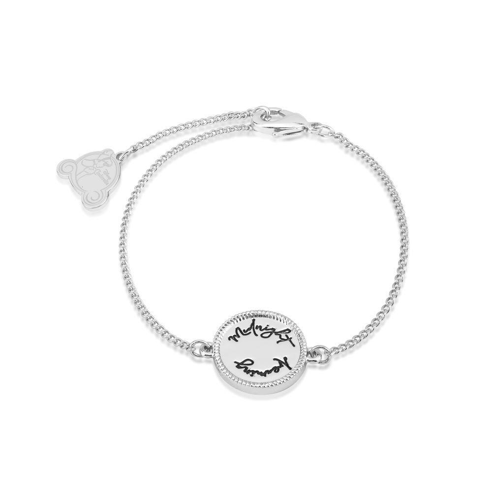Couture Kingdom - Disney - Cinderella Midnight Dreaming Medallion Bracelet White Gold