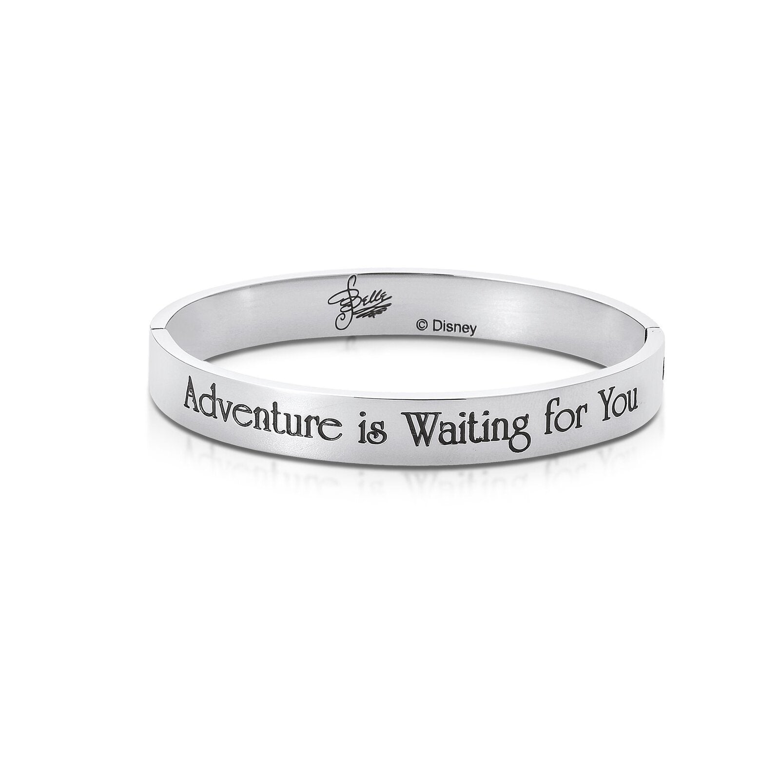 Couture Kingdom - Disney - Beauty And The Beast Belle Adventure Is Waiting For You Bangle White Gold