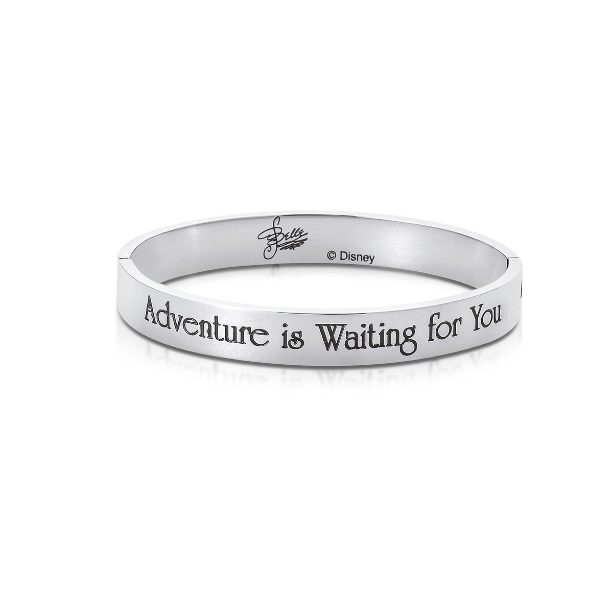 Couture Kingdom - Disney - Beauty And The Beast Belle Adventure Is Waiting For You Bangle White Gold
