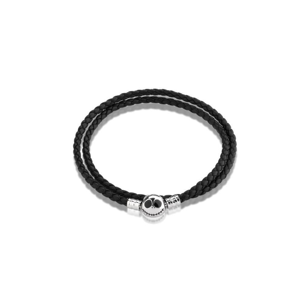 Couture Kingdom - Disney - Nightmare Before Christmas Jack Skellington Leather Bracelet 2-in-1 Necklace