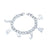 Couture Kingdom - Disney - Aladdin Princess Jasmine Charm Bracelet White Gold