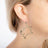 Couture Kingdom - Disney - Winnie the Pooh - Outline Drop Earrings White Gold