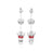 Couture Kingdom - Disney - Winnie the Pooh - Honey Pot Drop Earrings White Gold
