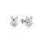 Couture Kingdom - Disney - Winnie the Pooh - Pooh Stud Earrings White Gold