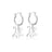 Couture Kingdom - Disney D100 - Simba Charm Hoop Earrings White Gold