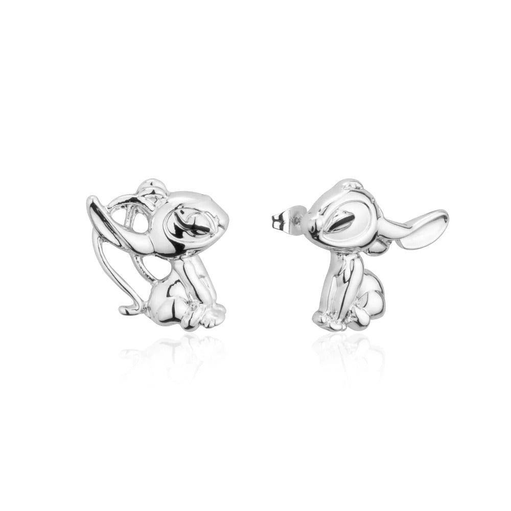 Couture Kingdom - Disney - Lilo & Stitch Angel Kissing Stud Earrings Silver