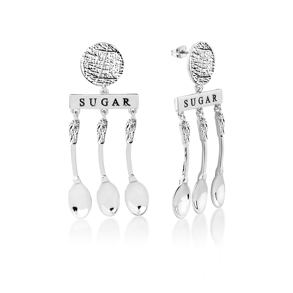 Couture Kingdom - Disney - Mary Poppins A Spoonful of Sugar Earrings White Gold