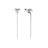 Couture Kingdom - Disney - Aladdin Jafar Snake Staff Earrings White Gold