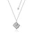 Couture Kingdom - Disney - Toy Story Pizza Planet Box Necklace White Gold