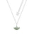 Couture Kingdom - Disney - Toy Story Alien Crystal Necklace White Gold