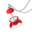 Couture Kingdom - Disney - Toy Story Pizza Planet Rocket Necklace White Gold