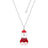 Couture Kingdom - Disney - Toy Story Pizza Planet Rocket Necklace White Gold