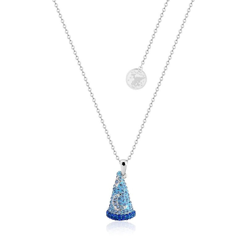 Couture Kingdom - Disney - Fantasia Sorcerer's Hat Necklace White Gold