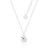 Couture Kingdom - Disney - Fantasia Sorcerer Mickey Medallion Necklace White Gold