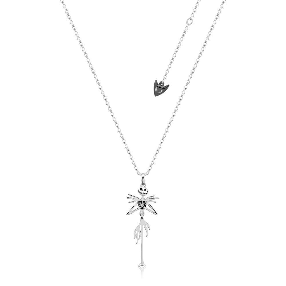 Couture Kingdom - Disney - Nightmare Before Christmas Jack Skellington Necklace White Gold