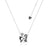 Couture Kingdom - Disney - Nightmare Before Christmas Jack And Sally Necklace White Gold