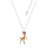 Disney Couture Kingdom - Bambi - Bambi Crystal Necklace White Gold