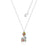 Disney Couture Kingdom - Up - Crystal House Necklace White Gold