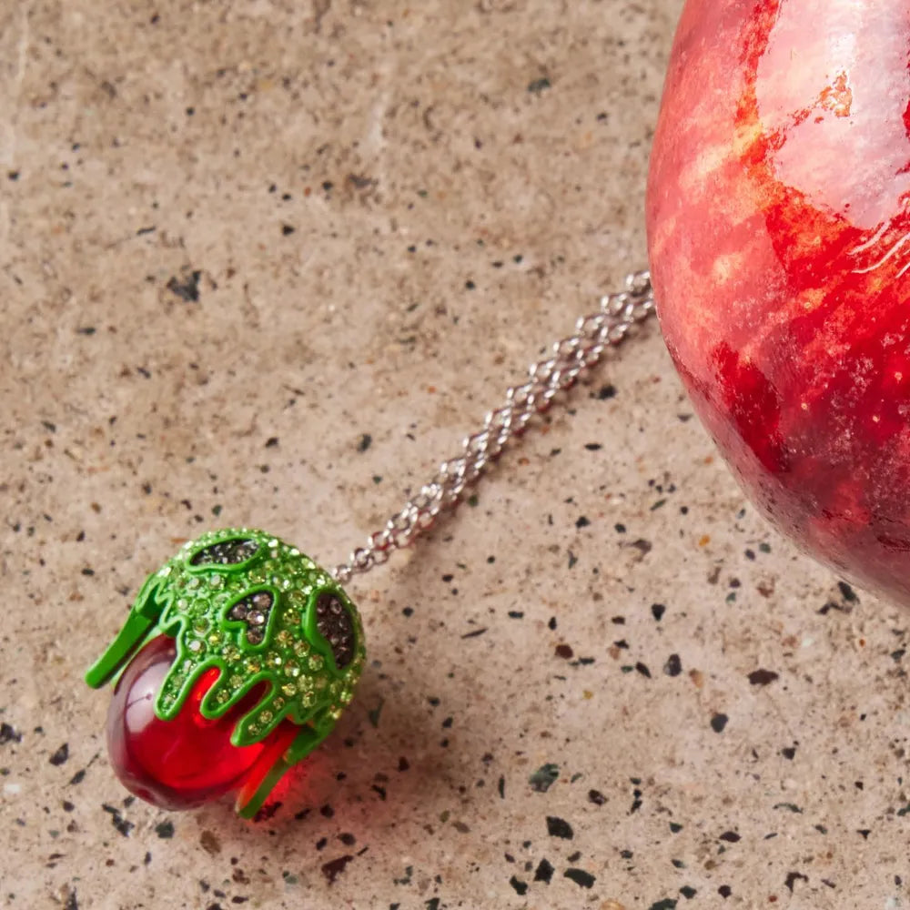 Couture Kingdom - Disney - Snow White And The Seven Dwarfs Poison Apple Necklace Silver