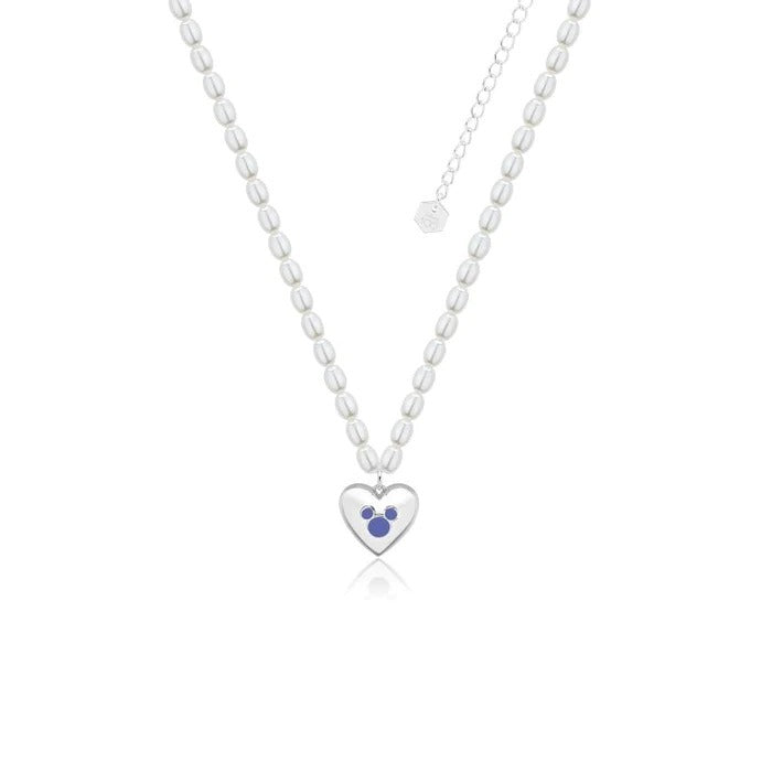Couture Kingdom - Disney D100 - Mickey Mouse Pearl Necklace White Gold