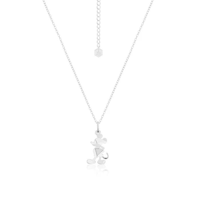 Couture Kingdom - Disney D100 - Mickey Mouse Facet Necklace Silver