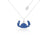 Couture Kingdom - Disney - Lilo & Stitch Crystal Silhouette Necklace Silver