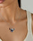 Couture Kingdom - Disney - Lilo & Stitch Crystal Heart Necklace Silver