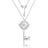 Couture Kingdom - Disney - Pocahontas Key Necklace White Gold