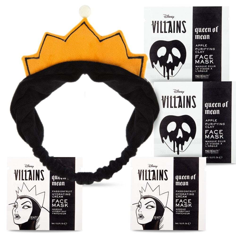 Mad Beauty Disney Pop Villains Headband & Face Masks - Evil Queen