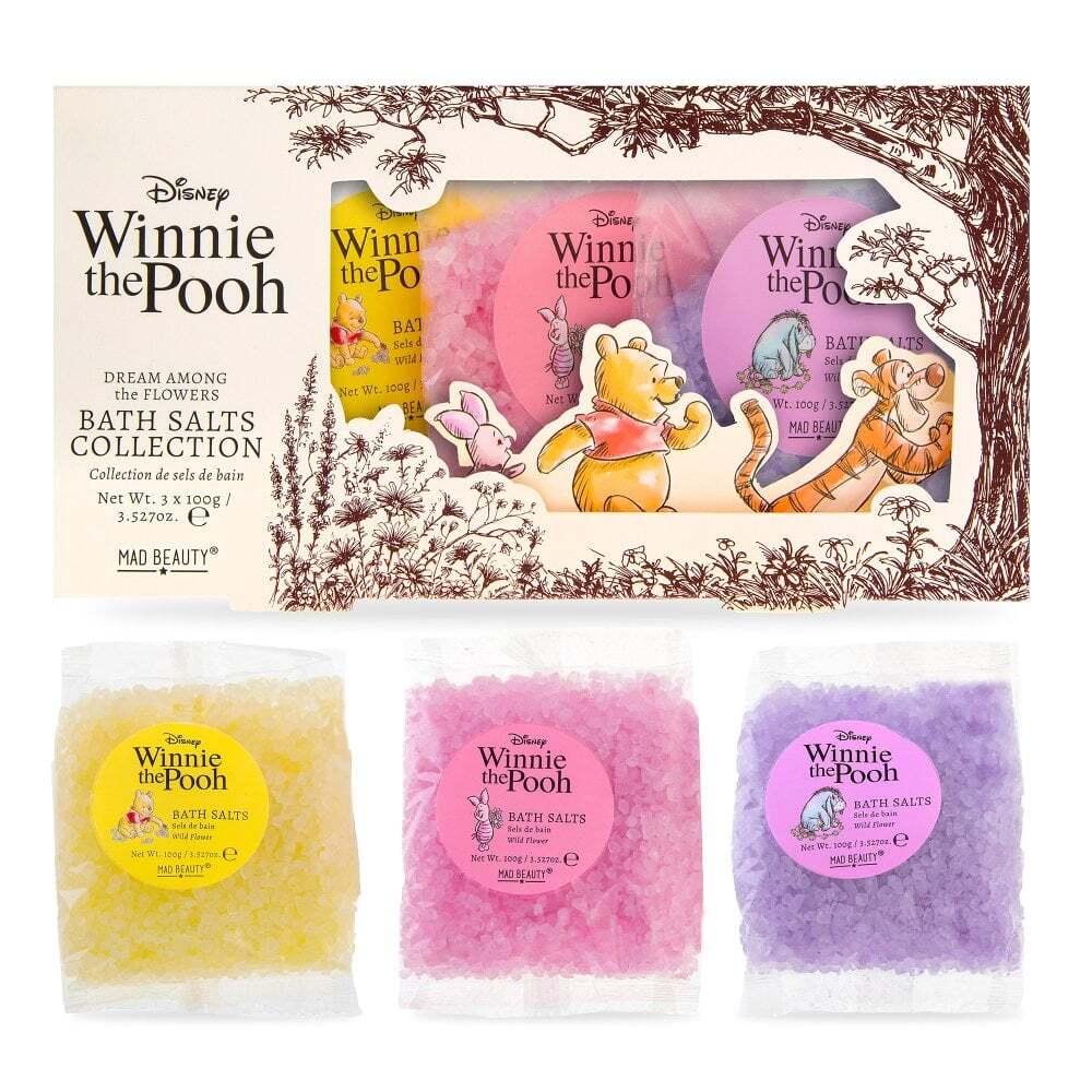 Mad Beauty Disney Winnie The Pooh Bath Salt Trio