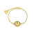 Disney Couture Kingdom - Cinderella - Midnight Dreaming Medallion Bracelet Yellow Gold