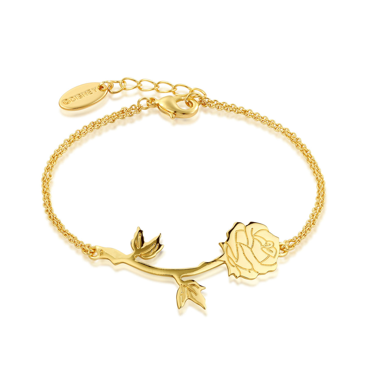 Disney Couture - Beauty and the Beast - Rose Bracelet Yellow Gold