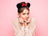 Disney Couture Kingdom - Minnie Mouse - Bow Stud Earrings Yellow Gold